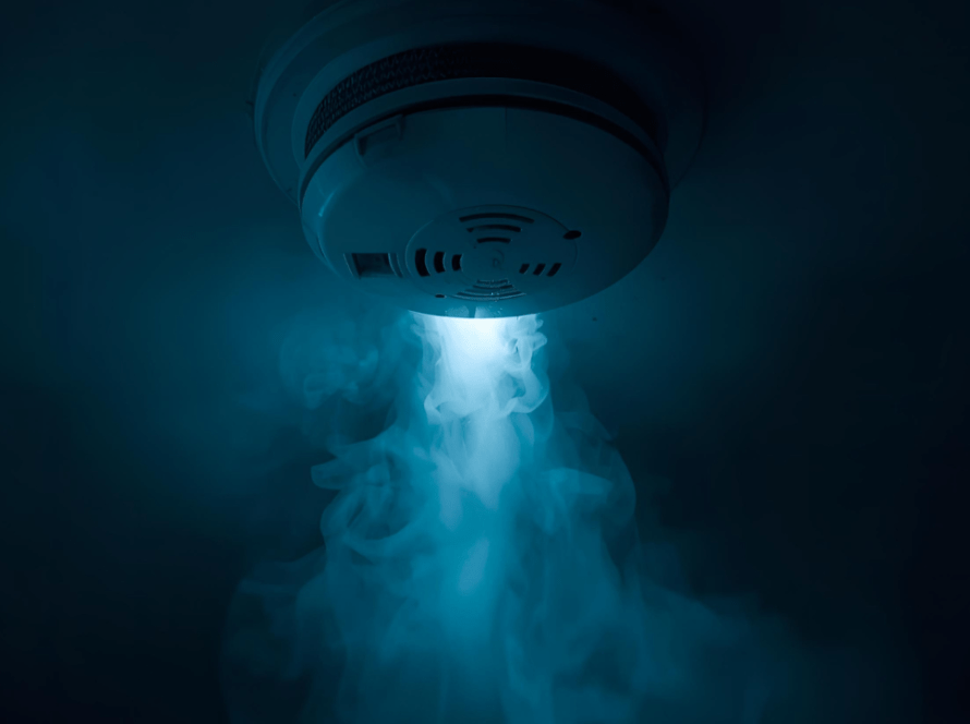 do fog security systems trigger fire alarms